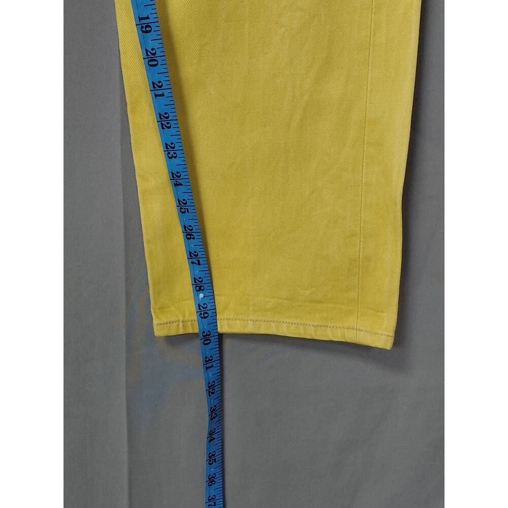Levi's 501 Yellow Straight Leg Classic Fit Jeans Men Size W38 L32 - Picture 16 of 16